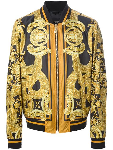 versace men's puffer jacket